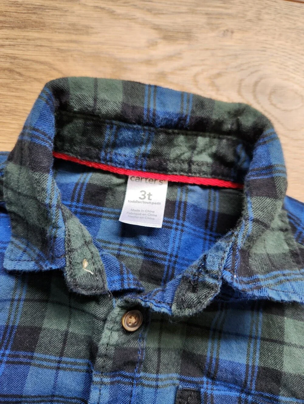 3t Carter's Boys Button Up Shirt